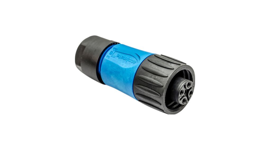 Cable socket, Socket, 4 Contacts, 16A, 400V, IP67